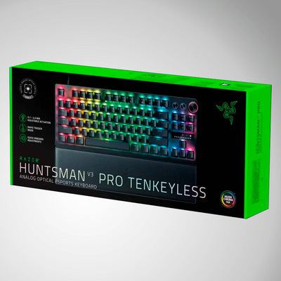 Teclado Razer Huntsman V3 PRO TKL Analog Switch Optical US Chroma Black - Achorao