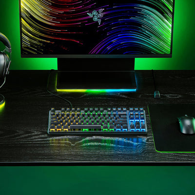 Teclado Razer Huntsman V3 X Tkl Opto Mechanical Switch Purple Español Negro - Achorao