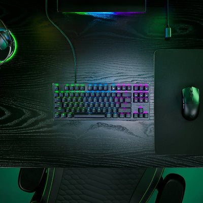 Teclado Razer Huntsman V3 X Tkl Opto Mechanical Switch Purple Español Negro - Achorao