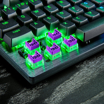 Teclado Razer Huntsman V3 X Tkl Opto Mechanical Switch Purple Español Negro - Achorao