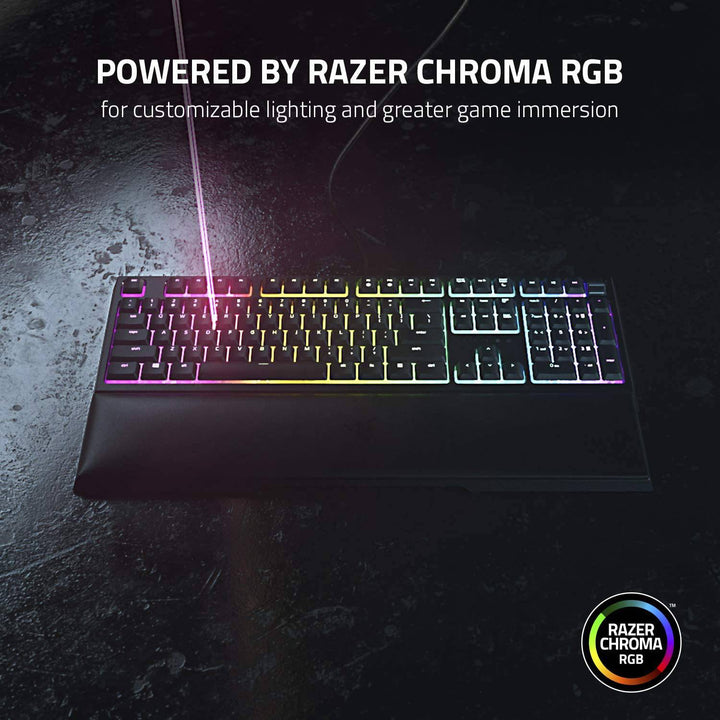 Teclado Razer Ornata V2 RGB Mecha-Membrane Chroma Black(P163B) - Achorao