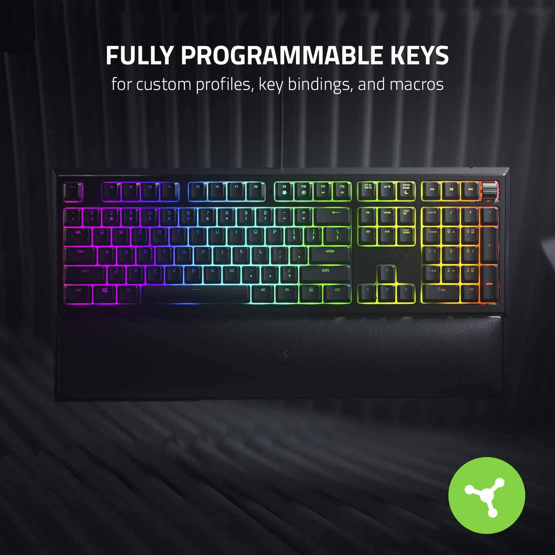Teclado Razer Ornata V2 RGB Mecha-Membrane Chroma Black(P163B) - Achorao