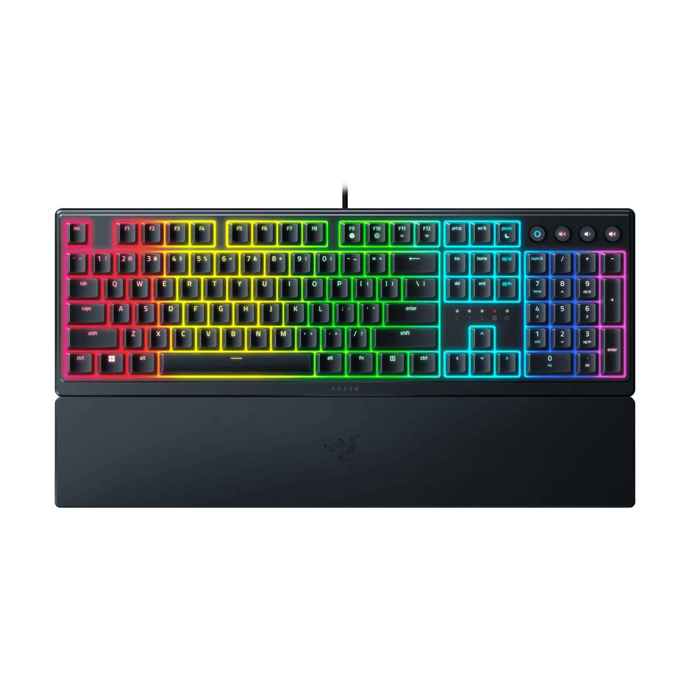 Teclado Razer Ornata V3 Mecha-Membrana Switches US Low Profile Chroma (P163B) - Achorao