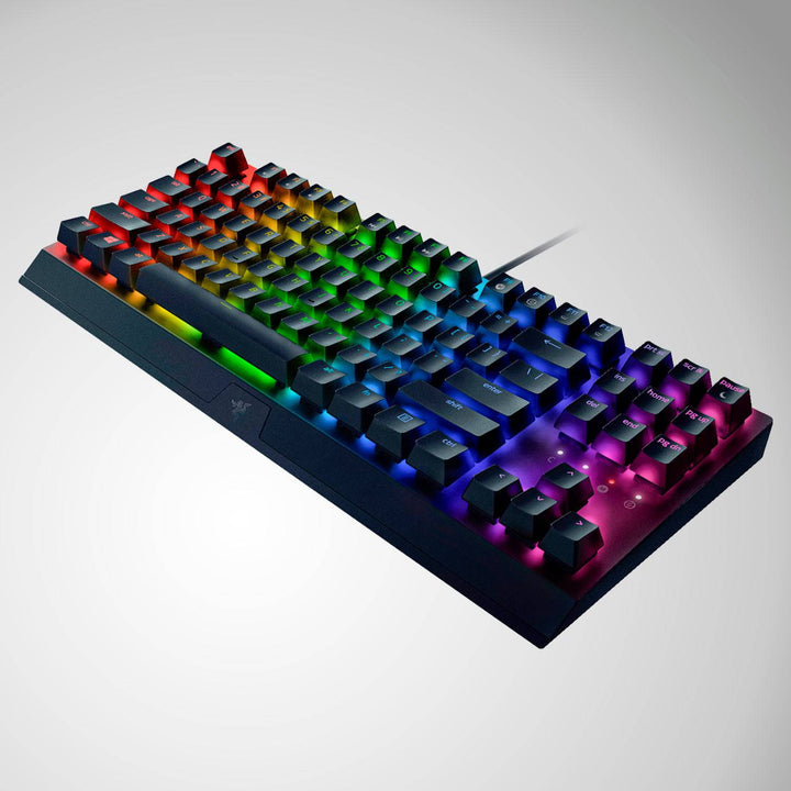 TECLADO SP RAZER BLACKWIDOW V3 TKL MECHANICAL YELLOW SWITCH CHROMA - Achorao