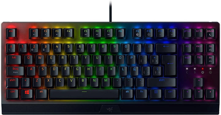 TECLADO SP RAZER BLACKWIDOW V3 TKL MECHANICAL YELLOW SWITCH CHROMA - Achorao