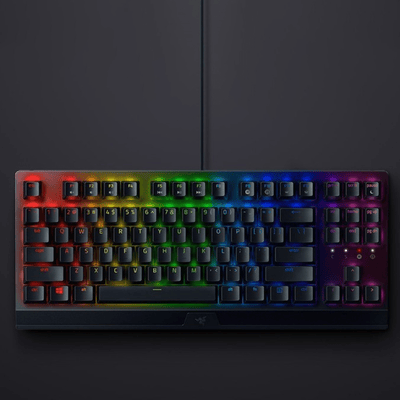 Teclado Sp  Razer Blackwidow V3 TKL RGB Mecánico Chroma green switch(P163B) - Achorao