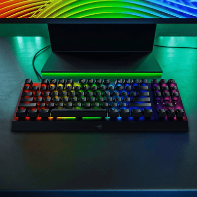 Teclado Sp  Razer Blackwidow V3 TKL RGB Mecánico Chroma green switch(P163B) - Achorao