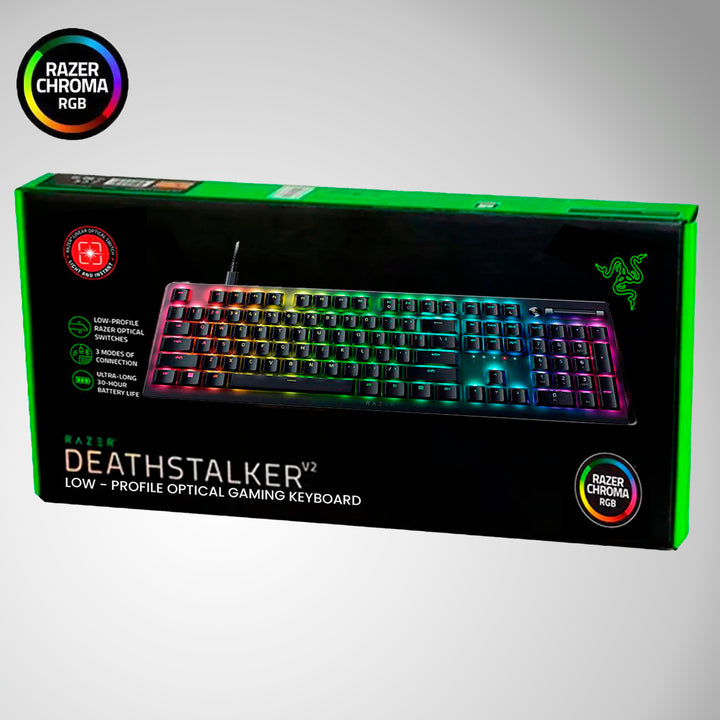 Teclado Sp Razer Deathstalker V2 Switch Rojo chroma(P163B) - Achorao