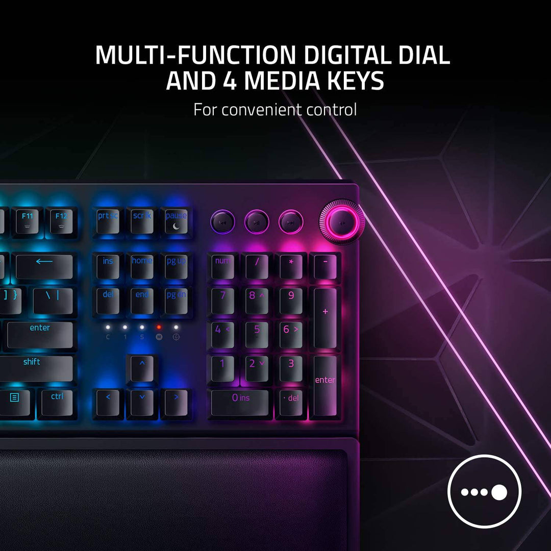 Teclado US Razer Blackwidow V3 Pro RGB inalámbrico Green Switch(P163B) - Achorao