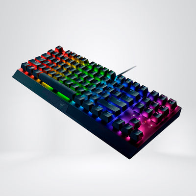 Teclado US Razer Blackwidow V3 TKL Mechanical Switch  Yellow US Chroma - Achorao