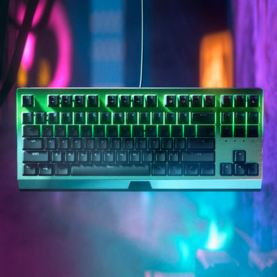 Teclado US Razer Blackwidow V3 TKL Mechanical Switch  Yellow US Chroma - Achorao