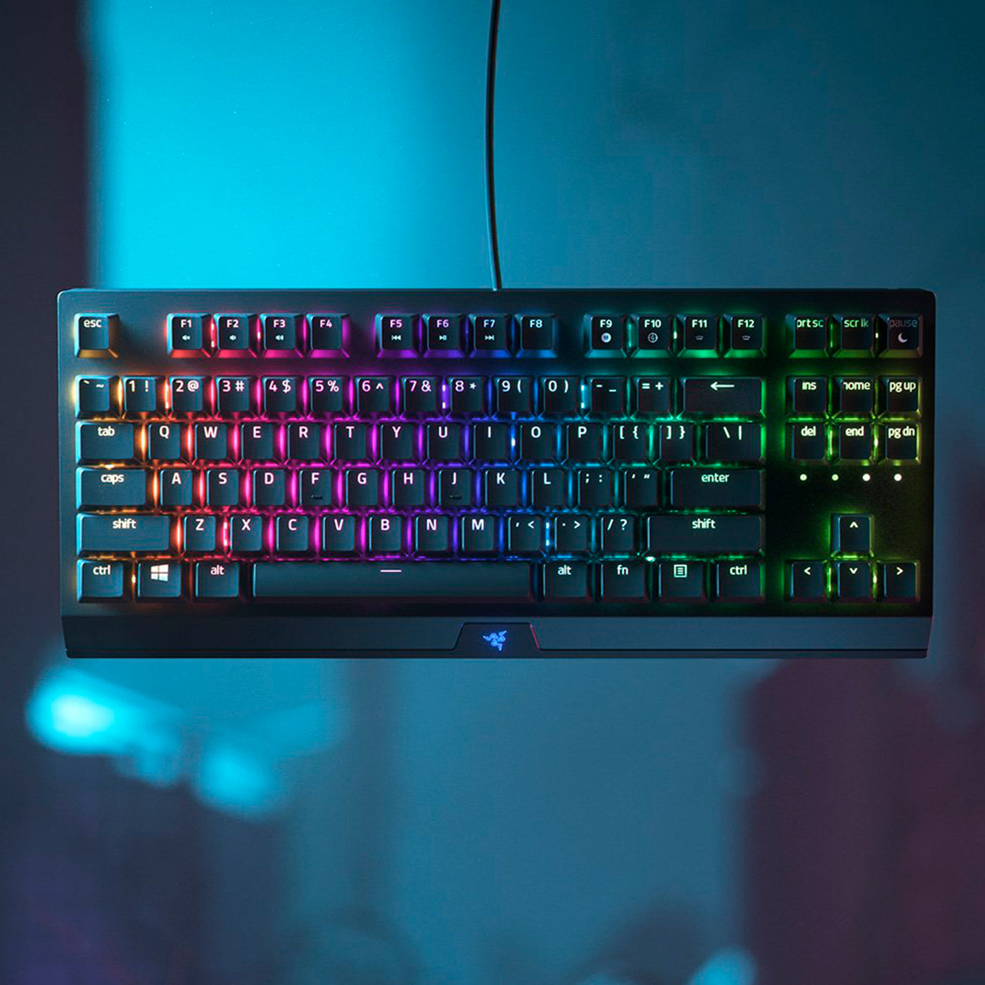 Teclado US Razer Blackwidow V3 TKL Mechanical Switch  Yellow US Chroma - Achorao