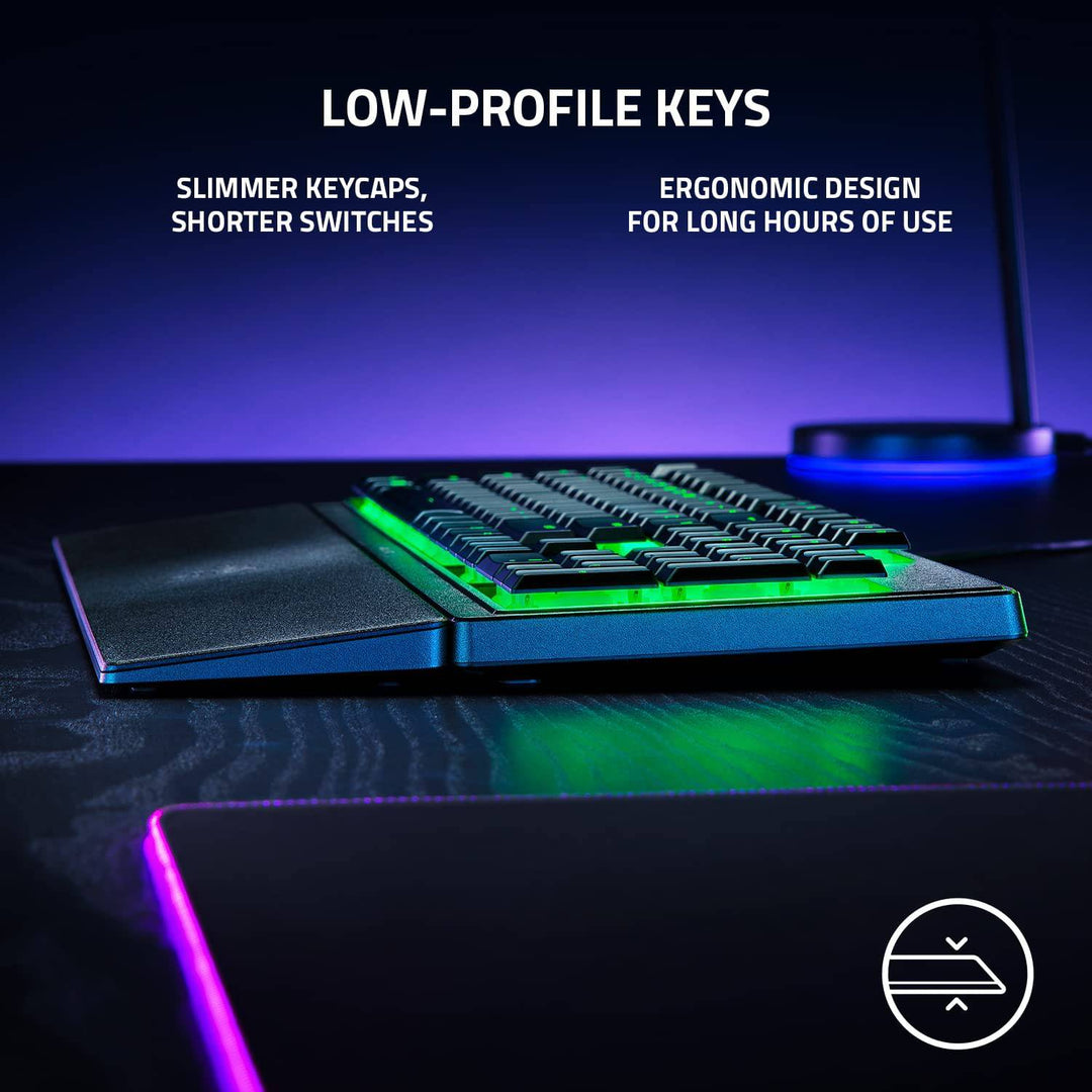 Teclado US Razer Ornata V3 X Membrane Low Profile Chroma Rgb - Achorao