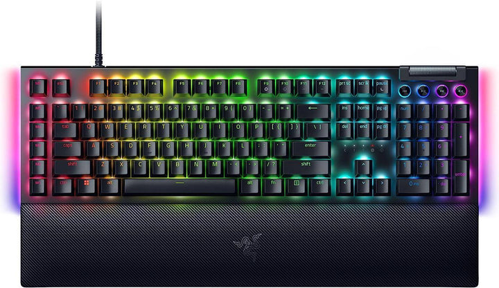 Teclado US Razer Blackwidow V4 Mechanical Chroma Black - Achorao