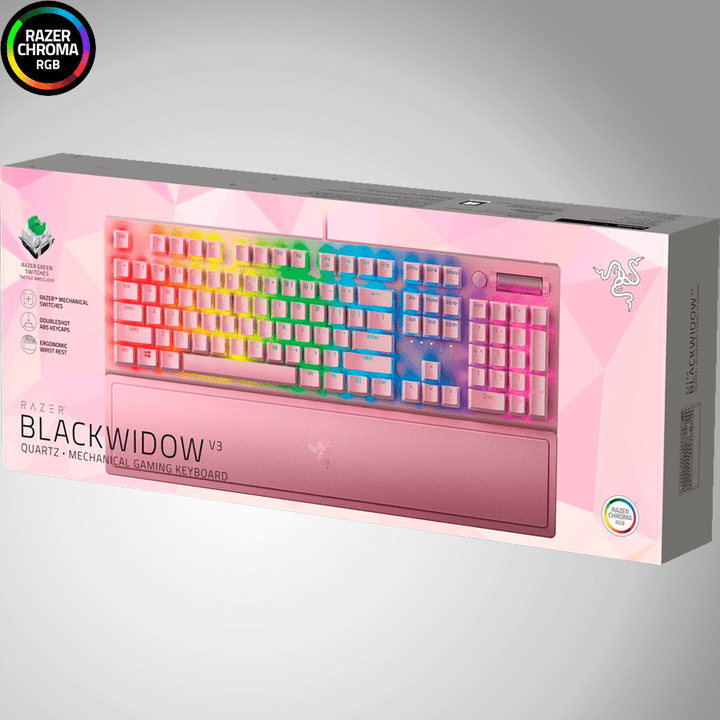 Teclado Razer Blackwidow V3 RGB Mecánico Chroma Green Switch(P163B) - Achorao