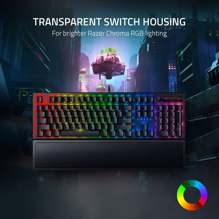 Teclado Razer Blackwidow V3 RGB Mecánico Chroma Green Switch(P163B) - Achorao