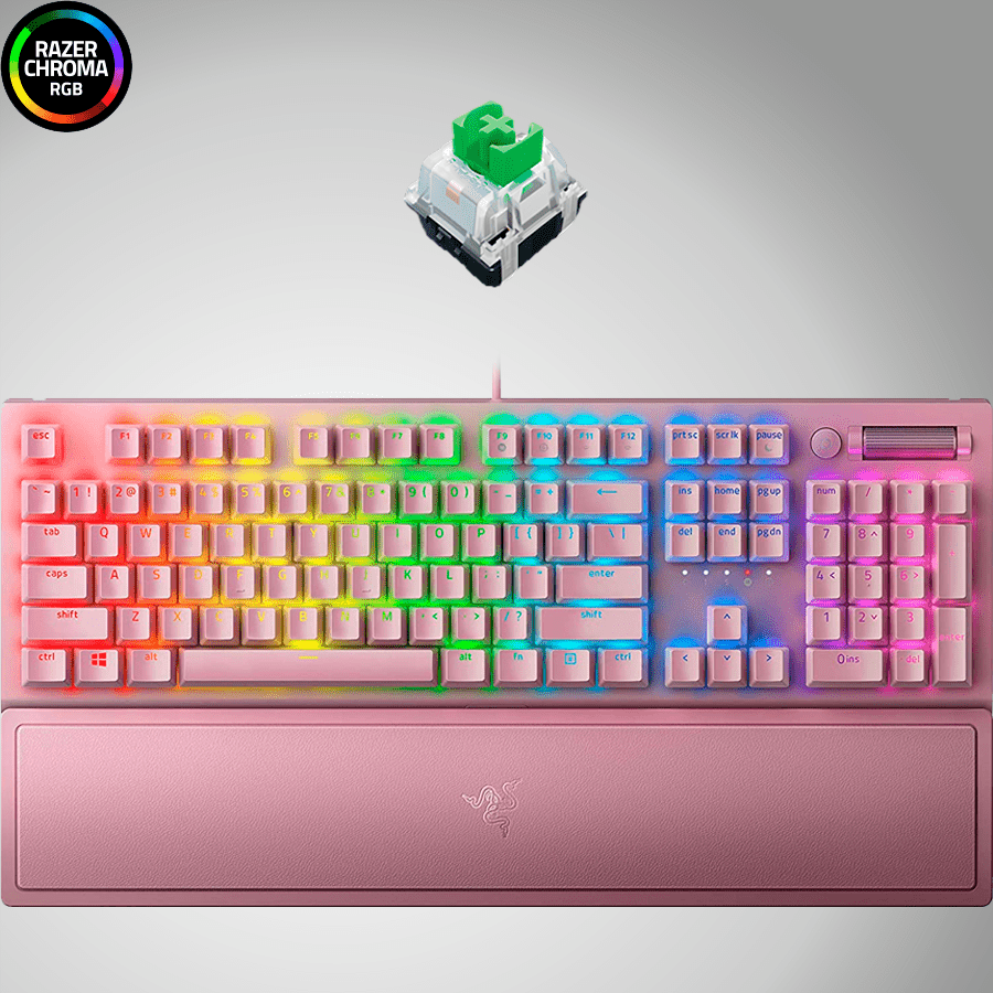 Teclado Razer Blackwidow V3 RGB Mecánico Chroma Green Switch(P163B) - Achorao