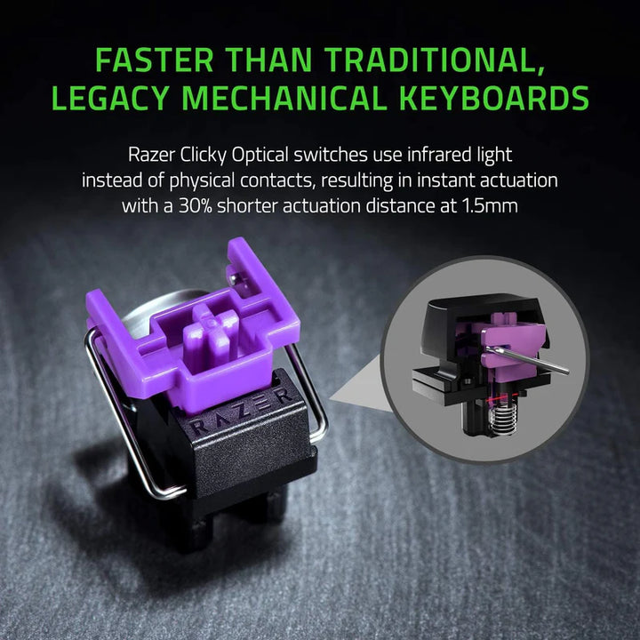 Teclado Razer Huntsman Mini 60% Mecánico RGB(P163B) US - Achorao
