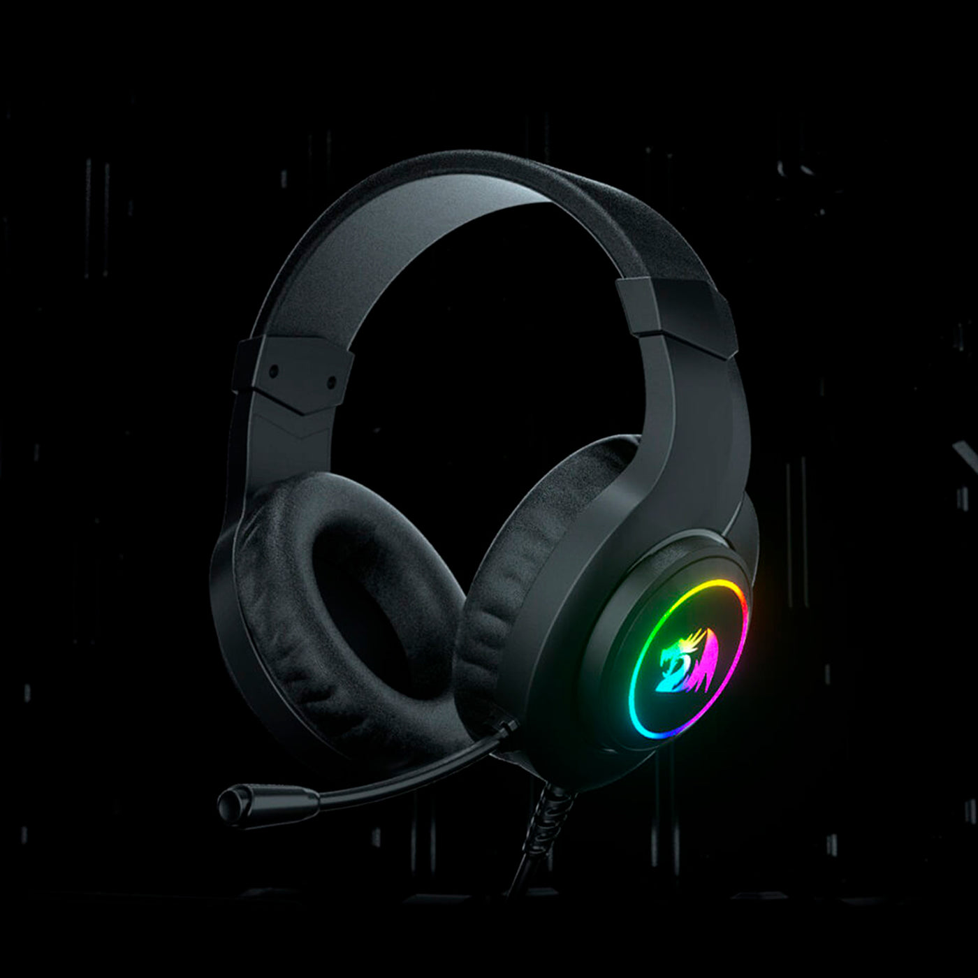 Auriculares Gamer Redragon HYLAS H260-RGB - Achorao
