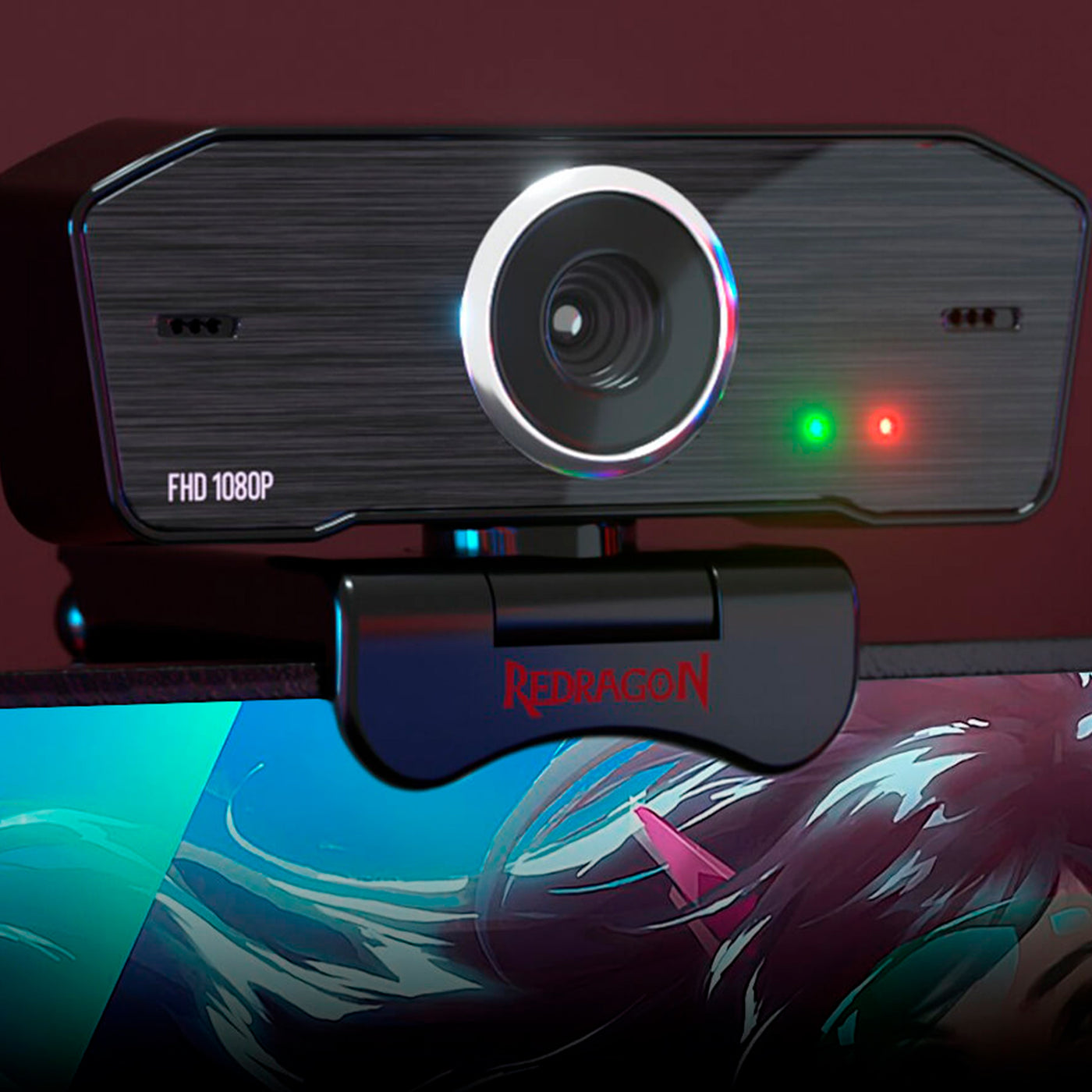 Cámara web para streaming Redragon HITMAN GW800 FHD 1080p - Achorao