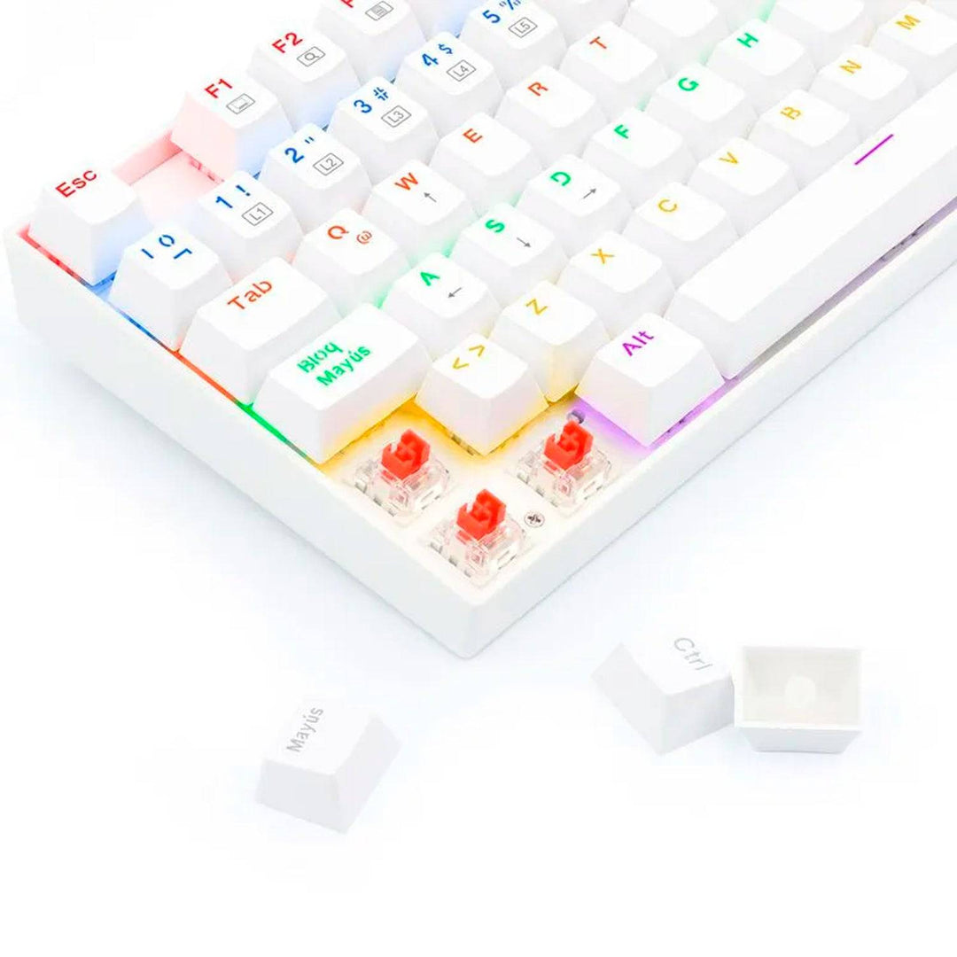 Teclado mecánico Redragon KUMARA K552 TKL RGB, Español - Achorao