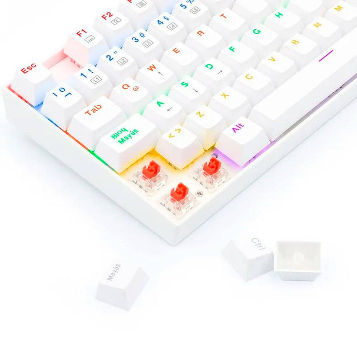 Teclado mecánico Redragon KUMARA K552 TKL RGB, Español - Achorao