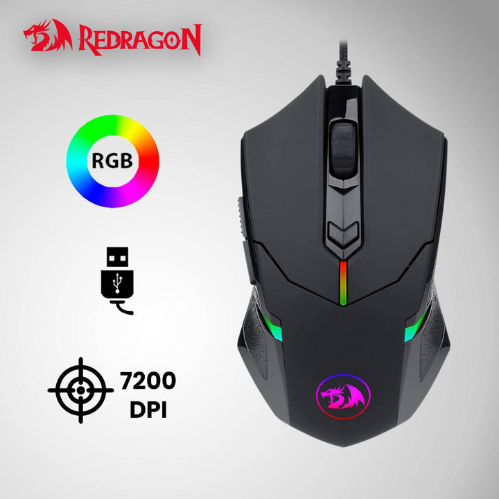 Mouse Gamer Redragon Centrophorus M601-RGB - Achorao