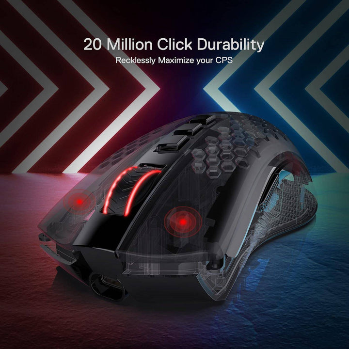 Mouse Redragon STORM PRO M808-KS Wireless RGB - Achorao