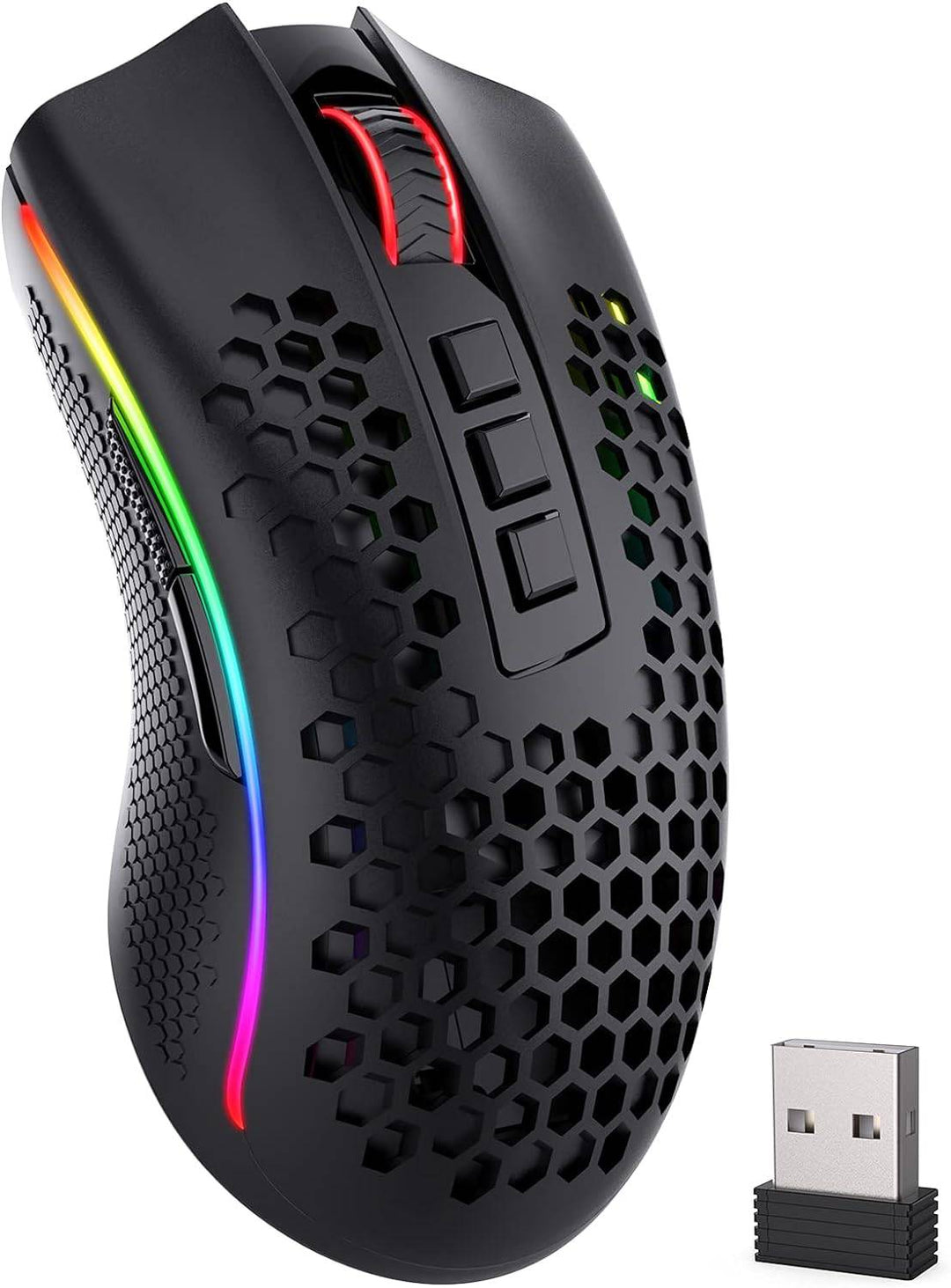 Mouse Redragon STORM PRO M808-KS Wireless RGB - Achorao
