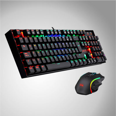 COMBO REDRAGON MITRA+GRIFFIN K551RGB-BA | TECLADO + MOUSE - Achorao