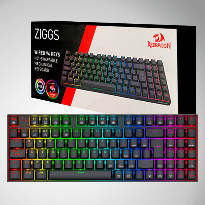Teclado Gamer Mecánico Redragon Ziggs K669-rgb-sp - Achorao