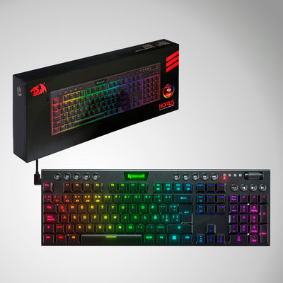Teclado Mecánico Redragon HORUS FS K619-RGB-SP BLACK CABLEADO - Achorao