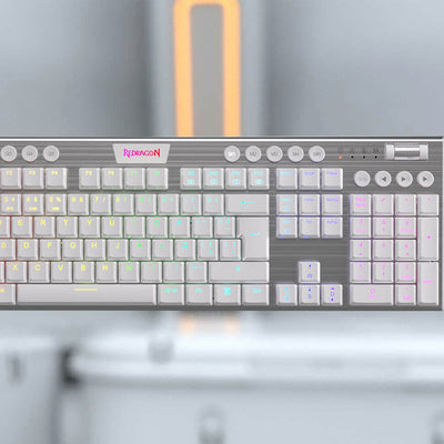 Teclado Redragon HORUS FS Wireless. Spanish K618-RGB-SP RED SWITCH - Achorao