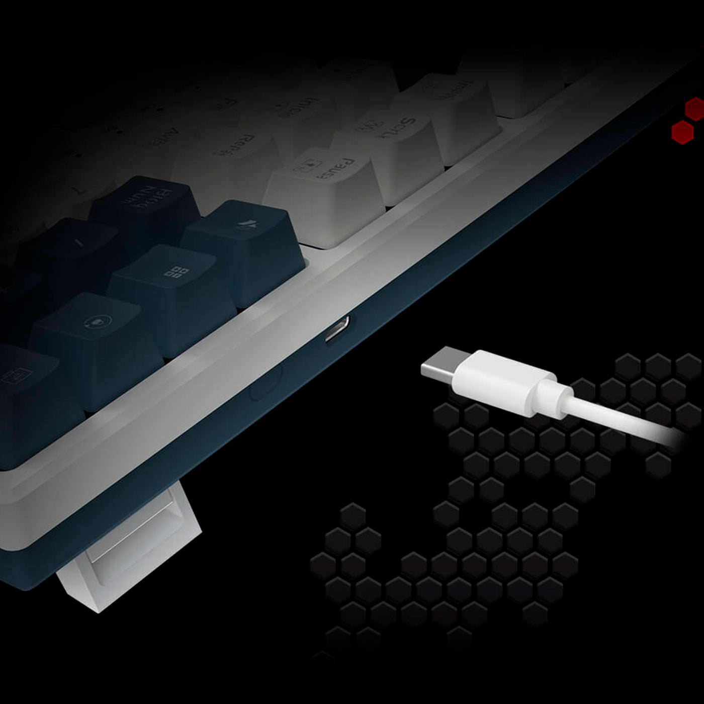 Teclado gamer Redragon Trundle K668WBO-RGB SP - Achorao