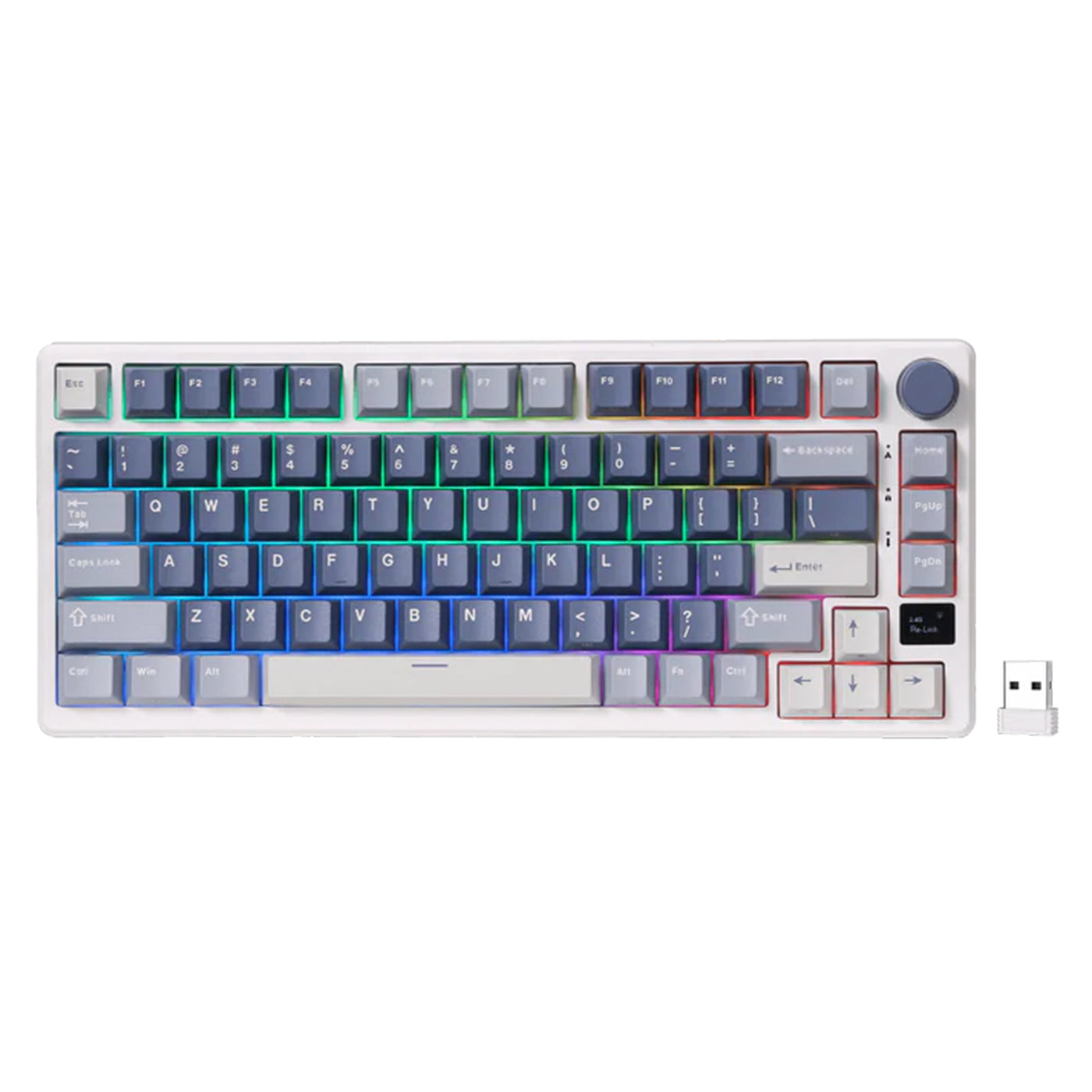 Teclado mecánico gamer Royal Kludge RK-M75 Inalámbrico - Achorao