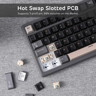 Teclado mecánico gamer Royal Kludge RK-M75 Inalámbrico - Achorao