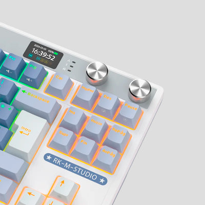Teclado mecánico gamer Royal Kludge RK M87 Inalámbrico - Achorao