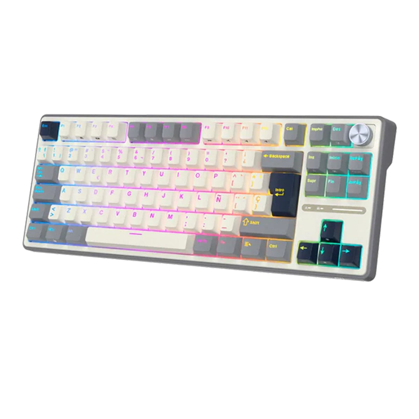 Teclado mecánico gamer Royal Kludge RK-R87PRO TKL Cableado - Achorao