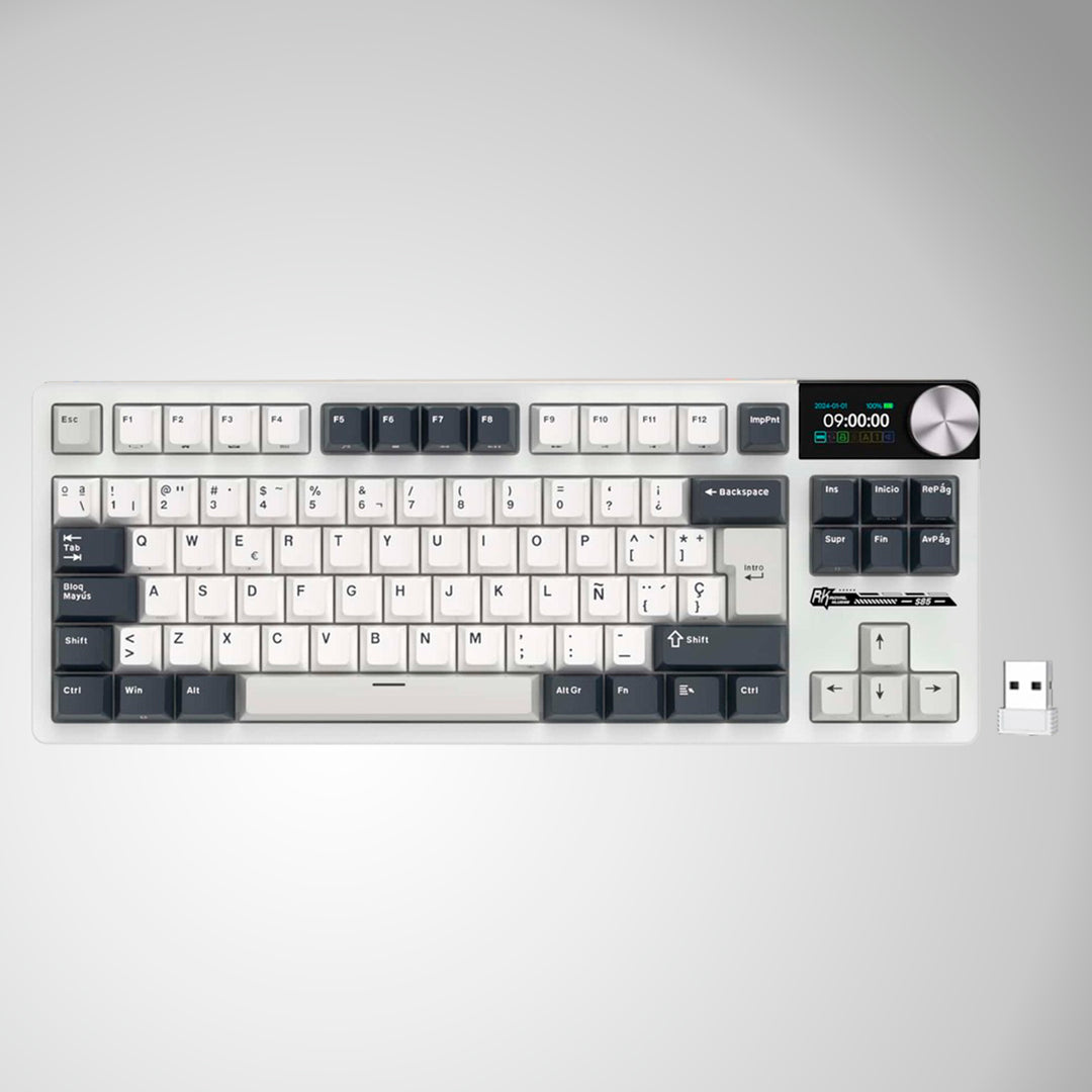 Teclado mecánico gamer Royal Kludge RK-S85 TKL Inalàmbrico - Achorao
