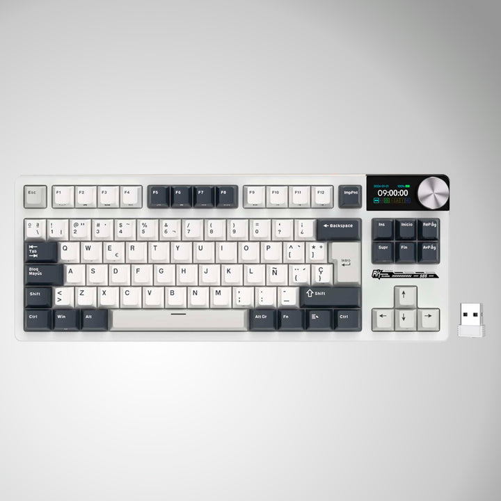 Teclado mecánico gamer Royal Kludge RK-S85 TKL Inalàmbrico - Achorao