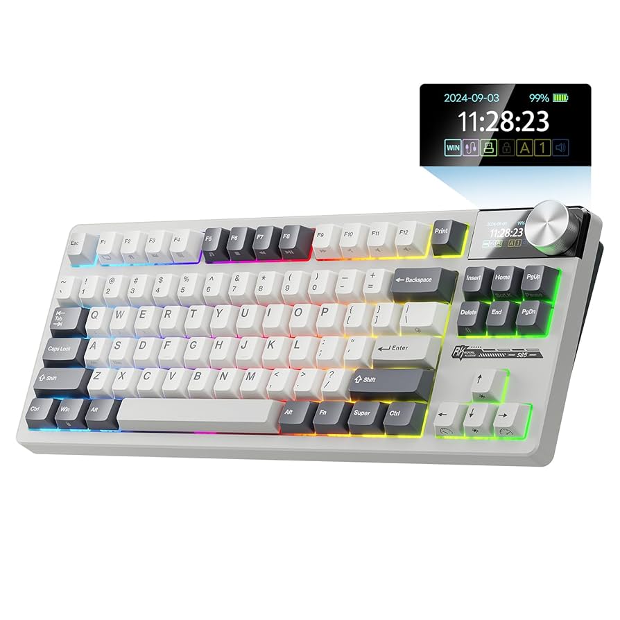 Teclado mecánico gamer Royal Kludge RK-S85 TKL Inalàmbrico - Achorao