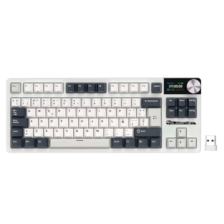 Teclado mecánico gamer Royal Kludge RK-S85 TKL Inalàmbrico - Achorao