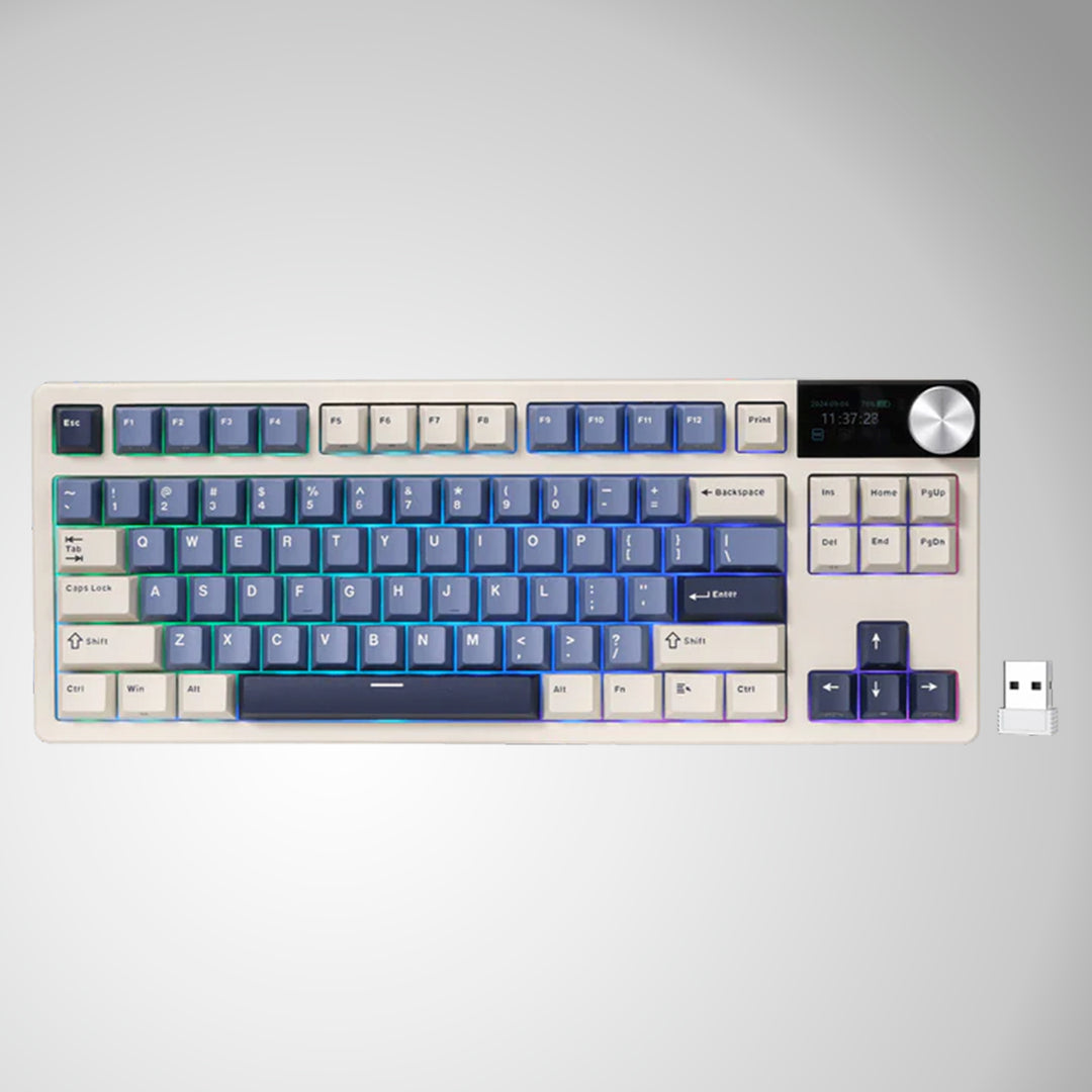 Teclado mecánico gamer Royal Kludge RK-S85 TKL Inalàmbrico - Achorao