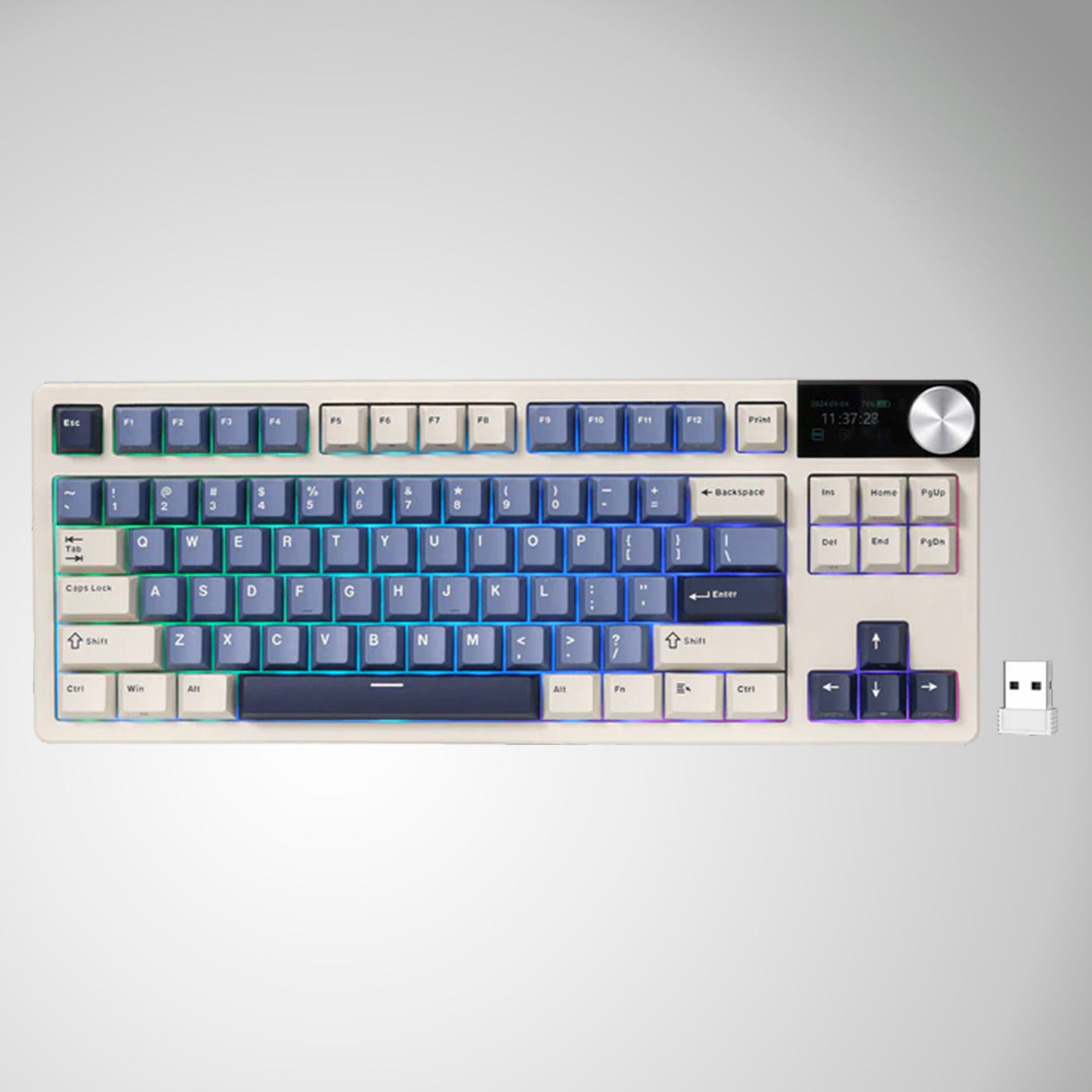 Teclado mecánico gamer Royal Kludge RK-S85 TKL Inalàmbrico - Achorao