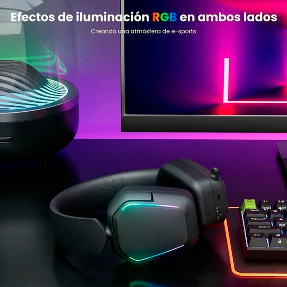 Audífonos gamer Royal Kludge HG101 Inalámbrico - Achorao
