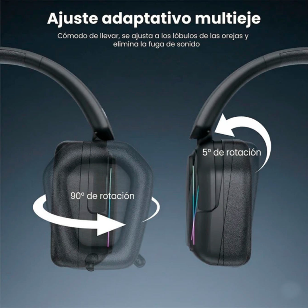 Audífonos gamer Royal Kludge HG101 Inalámbrico - Achorao