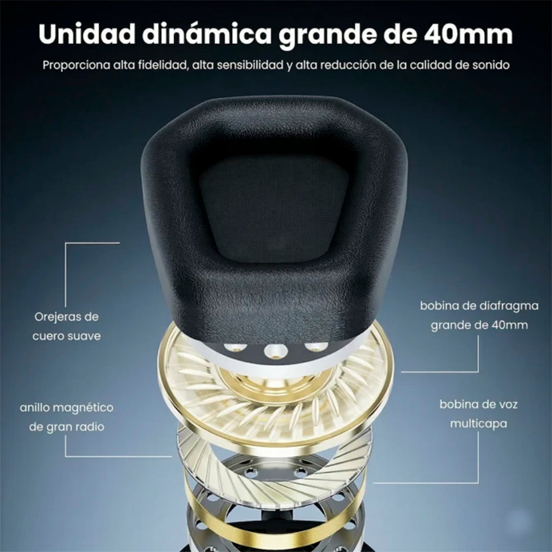 Audífonos gamer Royal Kludge HG101 Inalámbrico - Achorao