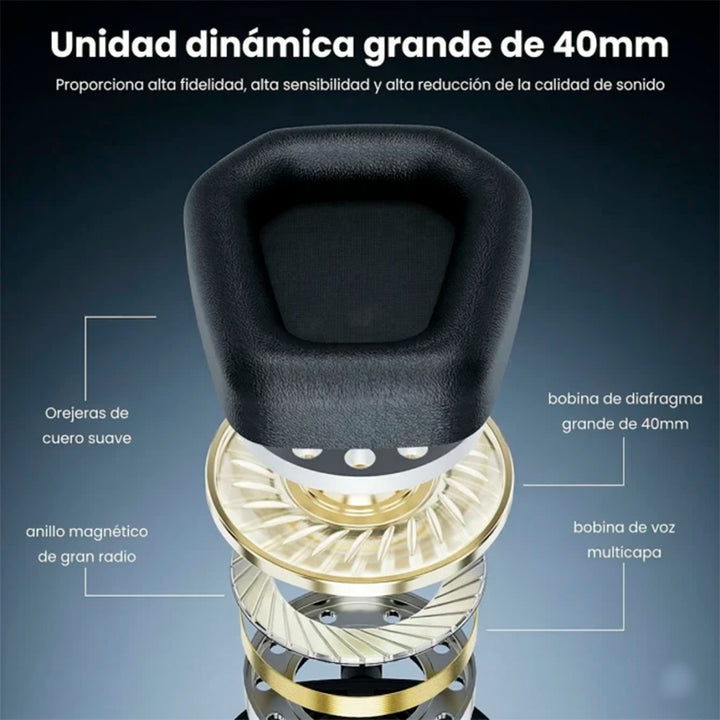 Audífonos gamer Royal Kludge HG101 Inalámbrico - Achorao