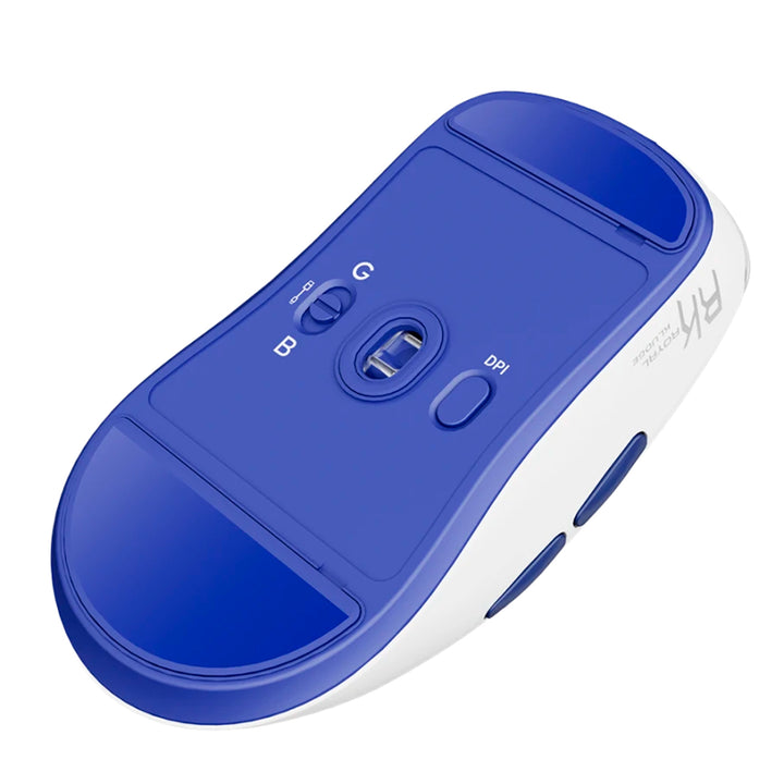 Mouse gamer Royal Kludge M30 White Blue