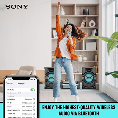 Equipo de sonido Sony SHAKE-X10D  Bluetooth | DVD | HDMI | Karaoke | NFC | Fiestable